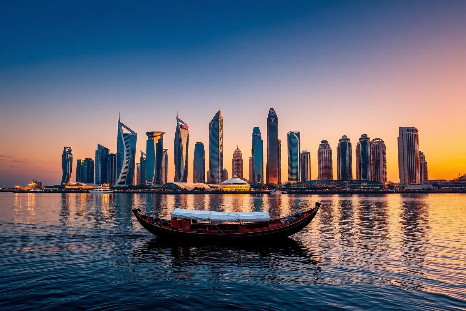 Modern skyline view representing a popular e-visa destination