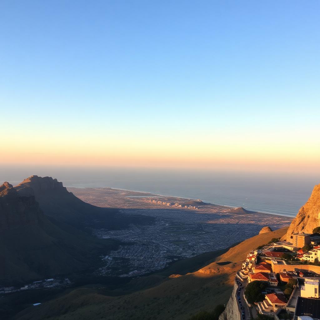 Table Mountain overlooking Cape Town, South Africa