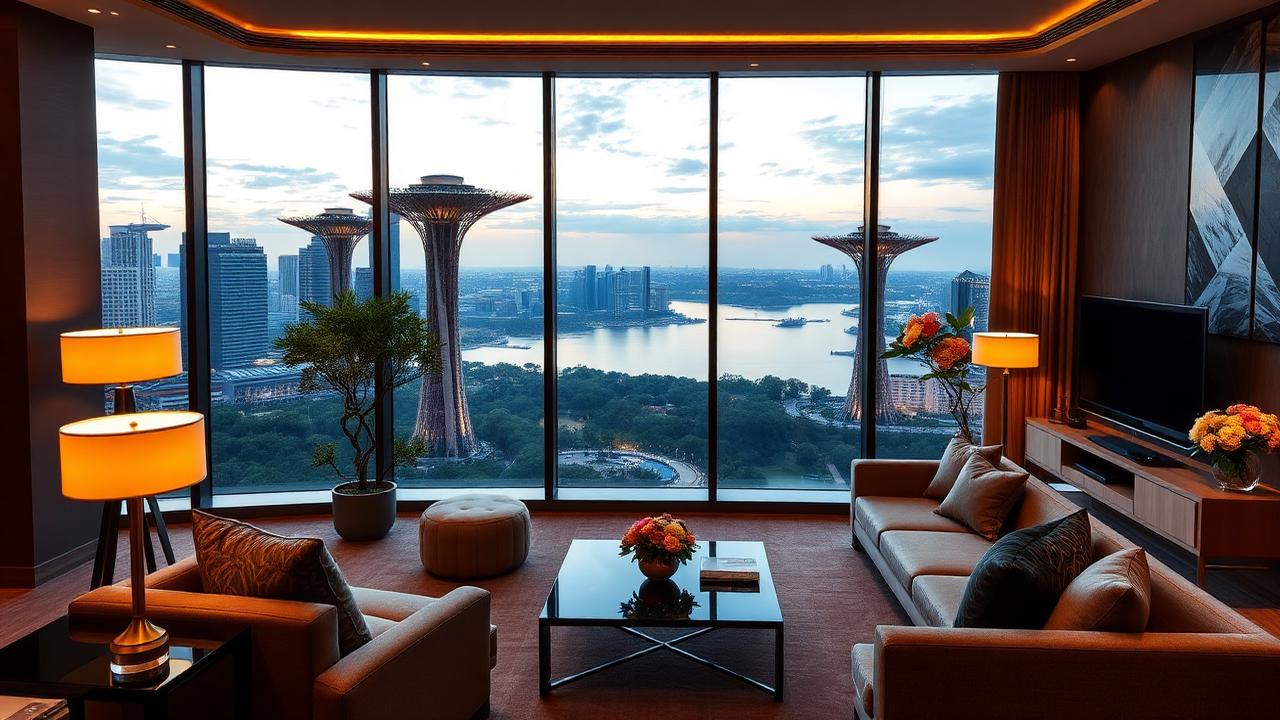 Marina Bay Sands — Club Suite — Gardens by the Bay View