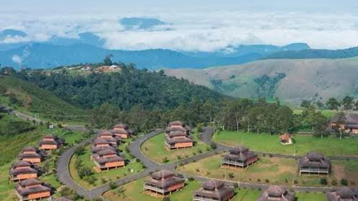 Hilltop Lodges at Obudu Mountain Resort, Cross River State, Nigeria