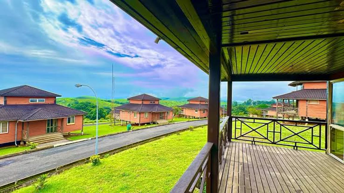 Chalet Verandas at Obudu Mountain Resort, Cross River State, Nigeria