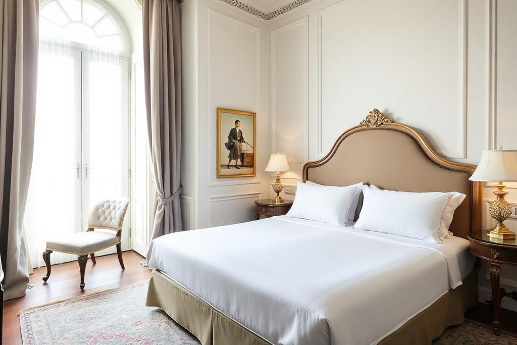 Rome — Classic Roman king bedroom