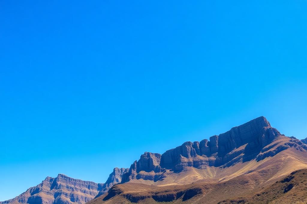 Table Mountain cableway above Cape Town