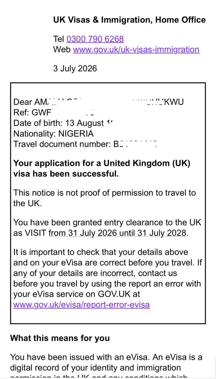 UK visa application documents laid out with a passport and pen